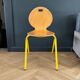 Chaise d’école enfant en lamellé-collé cintré