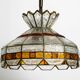 Beautiful large heavy 1960s Italian PoliArte glass ceiling lamp | Ø 52cm