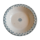 Hollow dish in earthenware iron earth