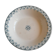 Hollow dish in earthenware iron earth