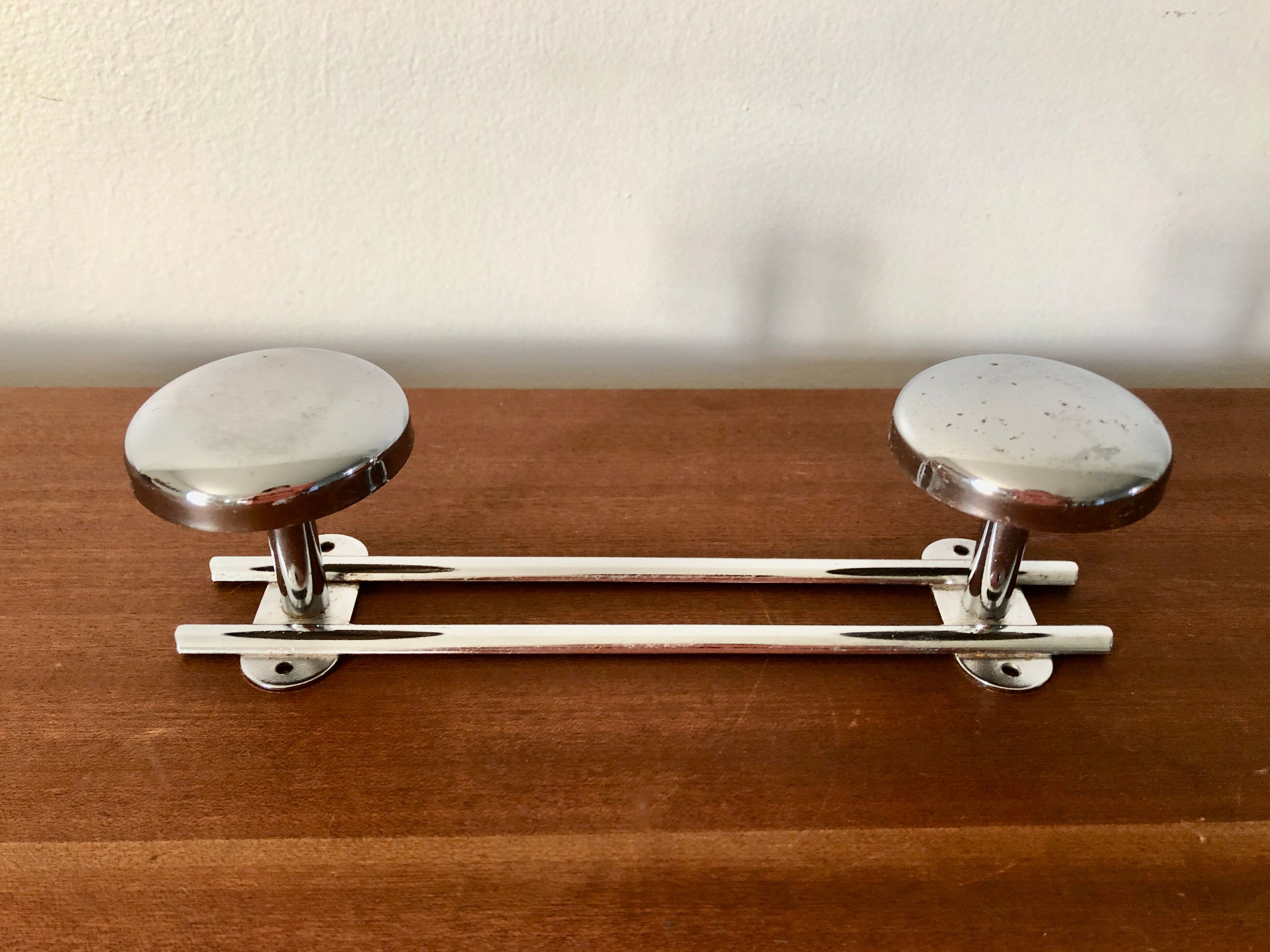 Retro chrome coat rack 1970