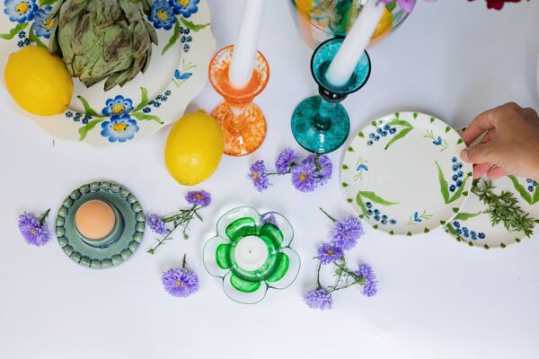 Chandelier soufflé à la bouche