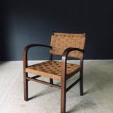 Modernist Bauhaus Rope Armchairs by Erich Dieckmann, Germany, 1930s, Set of 3