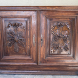 Antique closet doors - carved wood