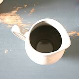 Taupe grey ceramic pitcher