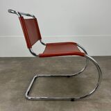 Chaise MR10 Mies Van Der Rohe, cuir, années 80