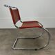 MR10 Mies Van Der Rohe chair, leather, 1980s