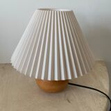 Solid wood bedside lamp