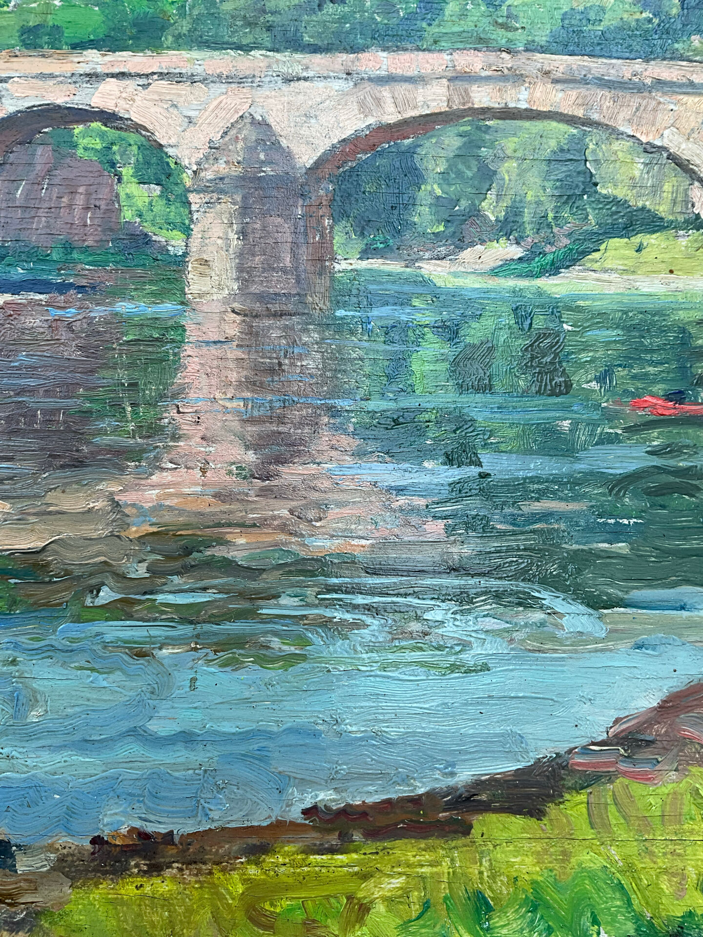 Huile sur panneau signée Constantin Font