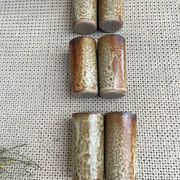 6 stoneware vases