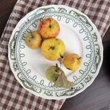 Set of 11 mismatched Terre de Fer plates
