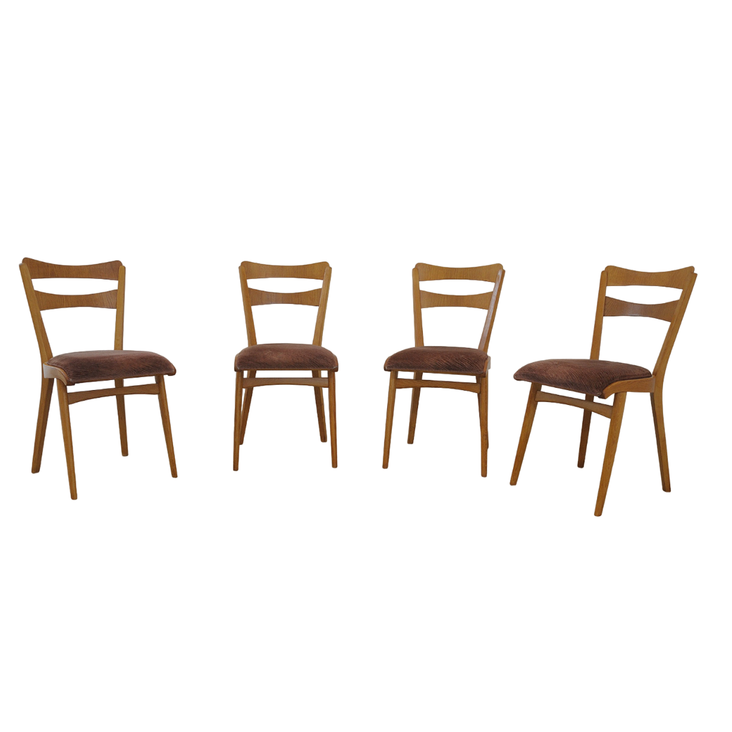 Chaises de salle à manger Mid century by Tatra nabytok, Set de 4
