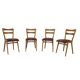 Chaises de salle à manger Mid century by Tatra nabytok, Set de 4