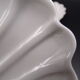 Set of 7 cups in white porcelain and in the shape of a shell - Pillivuyt around 1940