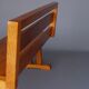 Pair of vintage scandinavian pine benches, 1970s