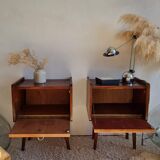 Pair of vintage bedside tables