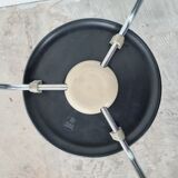 Set of two black "Dot" stools by Arne Jacobsen for Fritz Hansen