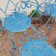 Old wrought iron garden furniture