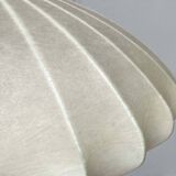 Mid-century modern Cocoon pendant lamp by Friedel Wauer for Goldkant Leuchten, Germany, 1960s.