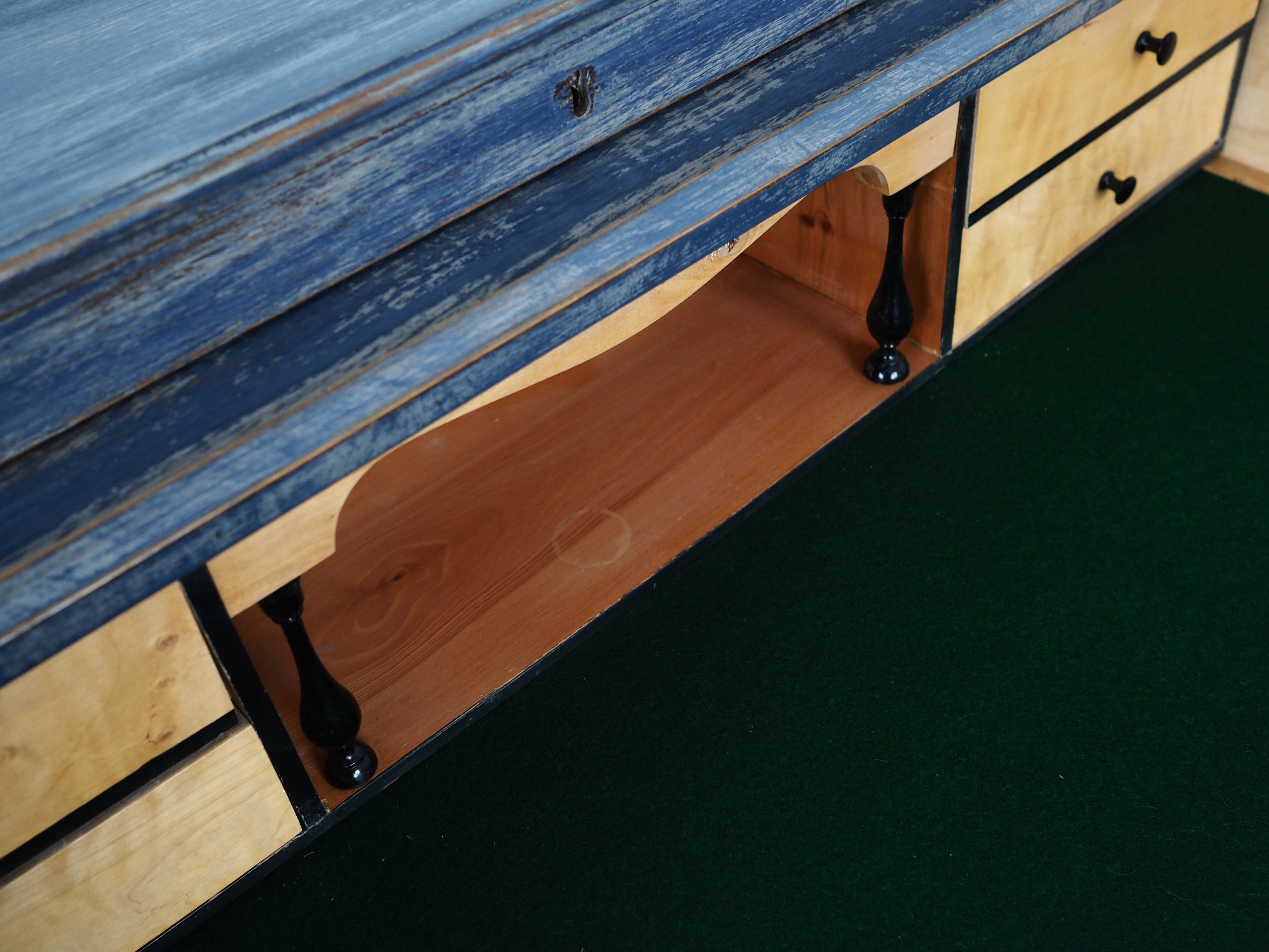 Secrétaire en chêne, design danois, années 1960, production: Danemark