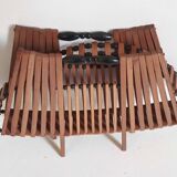 50s scandinavian foldable fruit basket