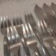 5 fish cutlery sets 11p silver plated metal goldsmith Europfelix uni-flat