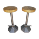 2 bar stools bistrot 1960