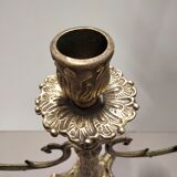 Pair of tripod candlesticks