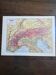 Ancienne carte des Alpes de 1928