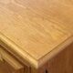 Vintage low sideboard in oak by Henning Kjærnulf, 1960s
