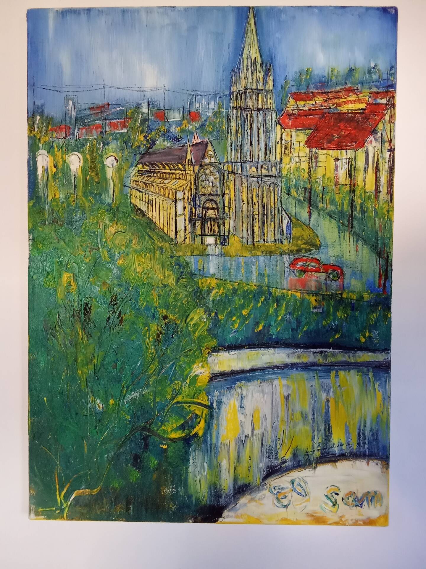Tableau artiste contemporain