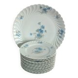 Dessert service for 12 "Bergère", Haviland Limoges
