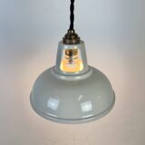 Vintage Industrial Beige Painted Ceiling Lamp, 2000s