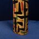 Aldo Tura Mod. 796D Parchment Thermos with Abstract Decoration, 1940