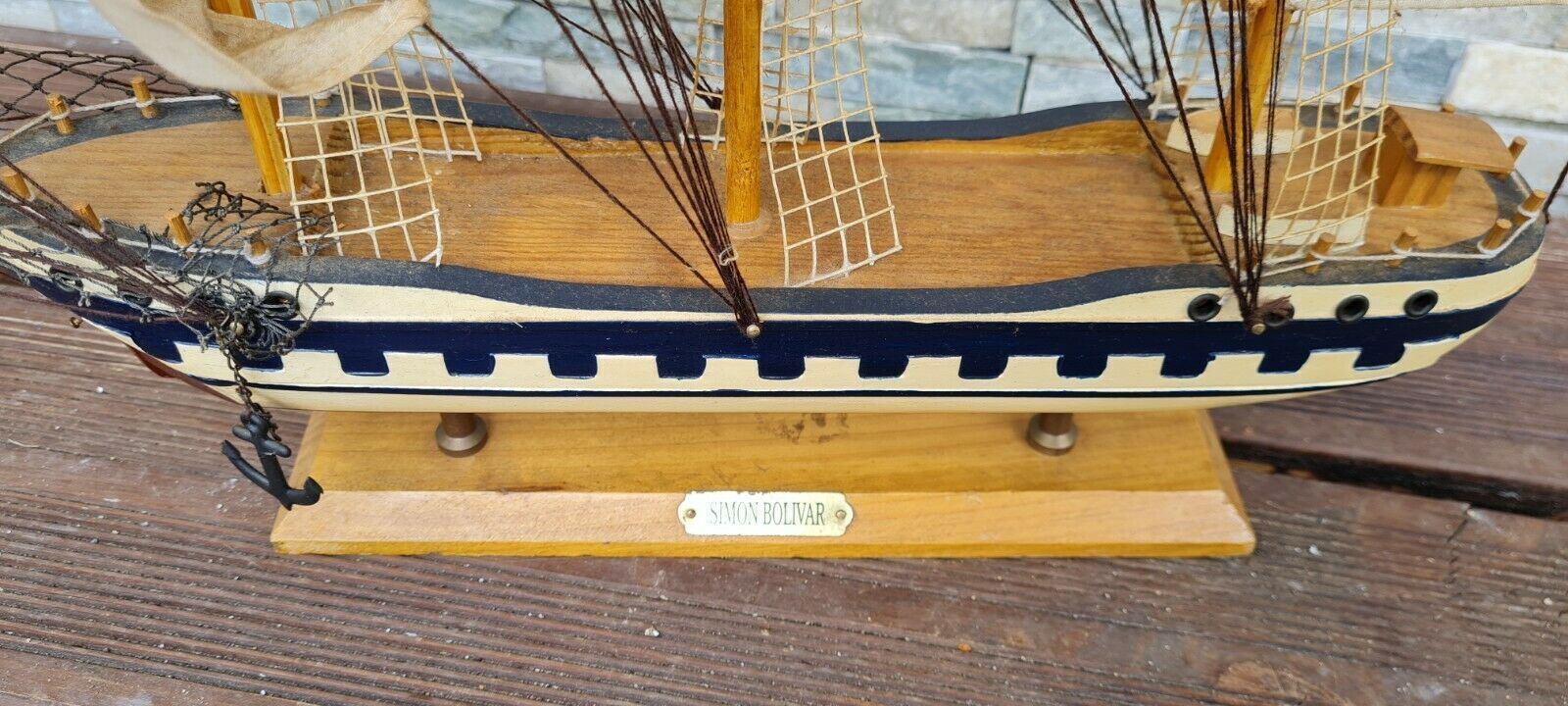 Miniature boat Simon Bolivar