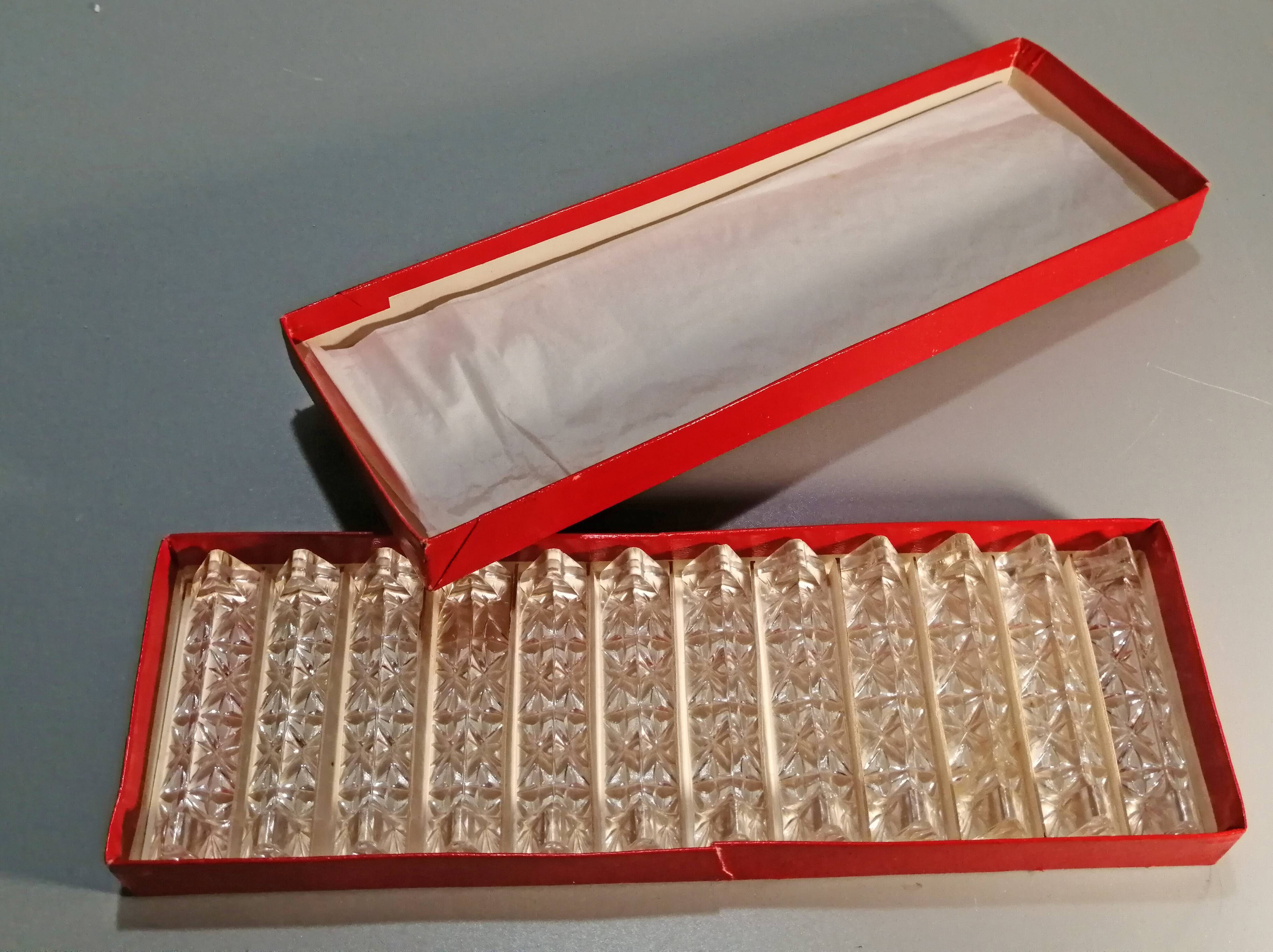 Set of 12 vintage knife holders