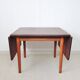 Hans J. Wegner Drop Leaf Table in Solid Teak and Oak for GETAMA