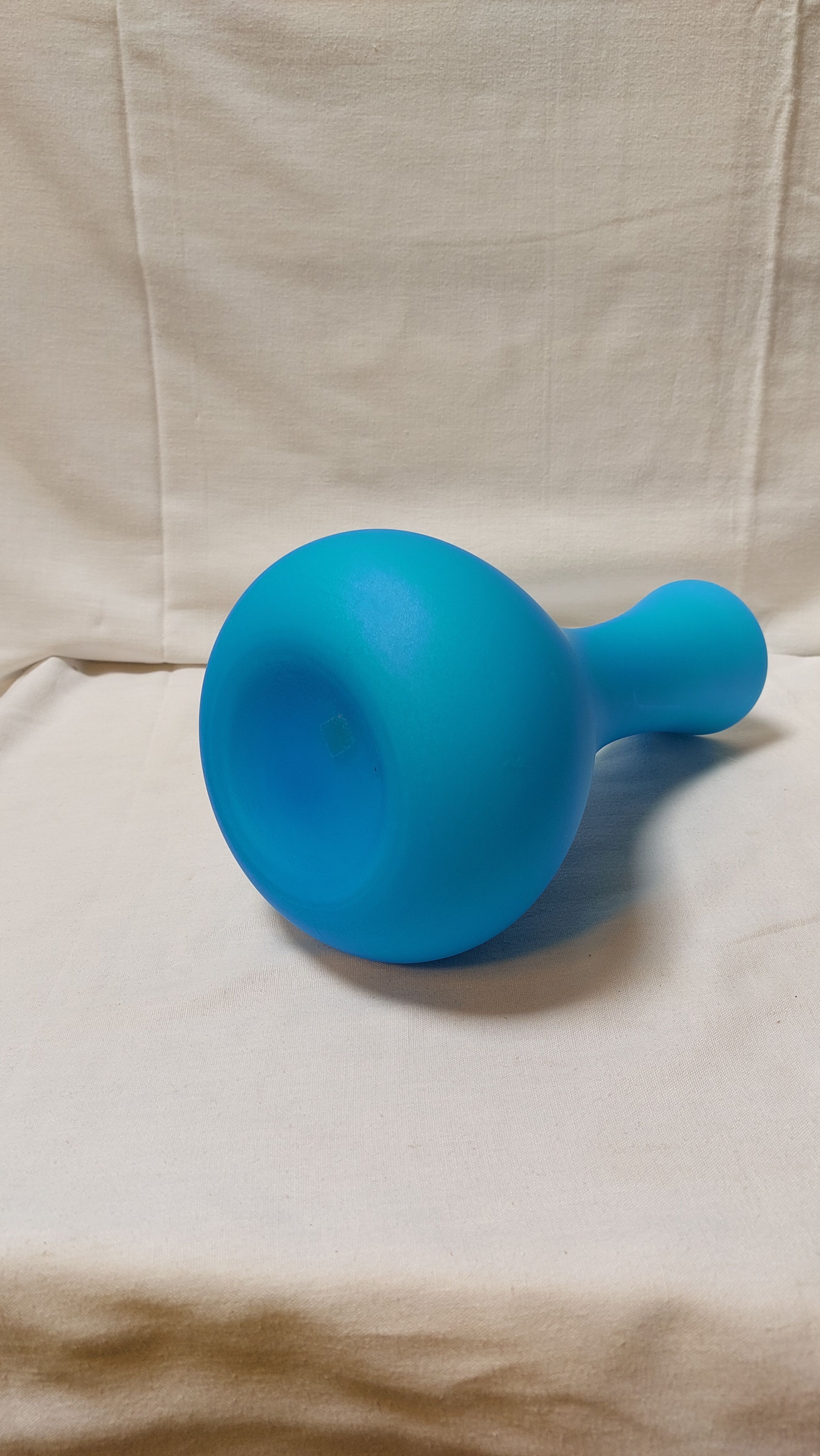 Murano Vase by Carlo Moretti - Florence Opaline sky blue - 70s