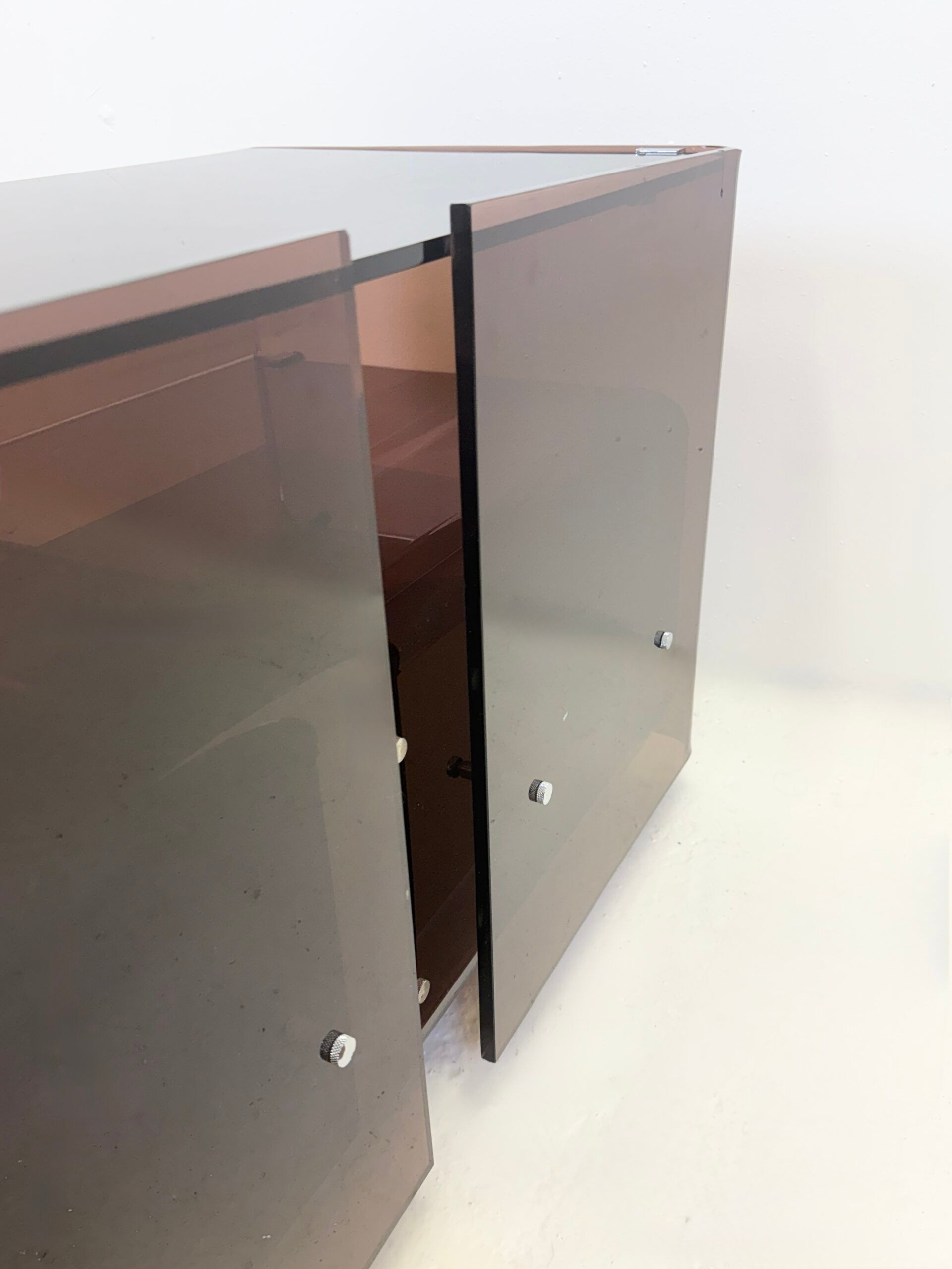 Hi-fi furniture "Roche Bobois" plexiglass, 1970s