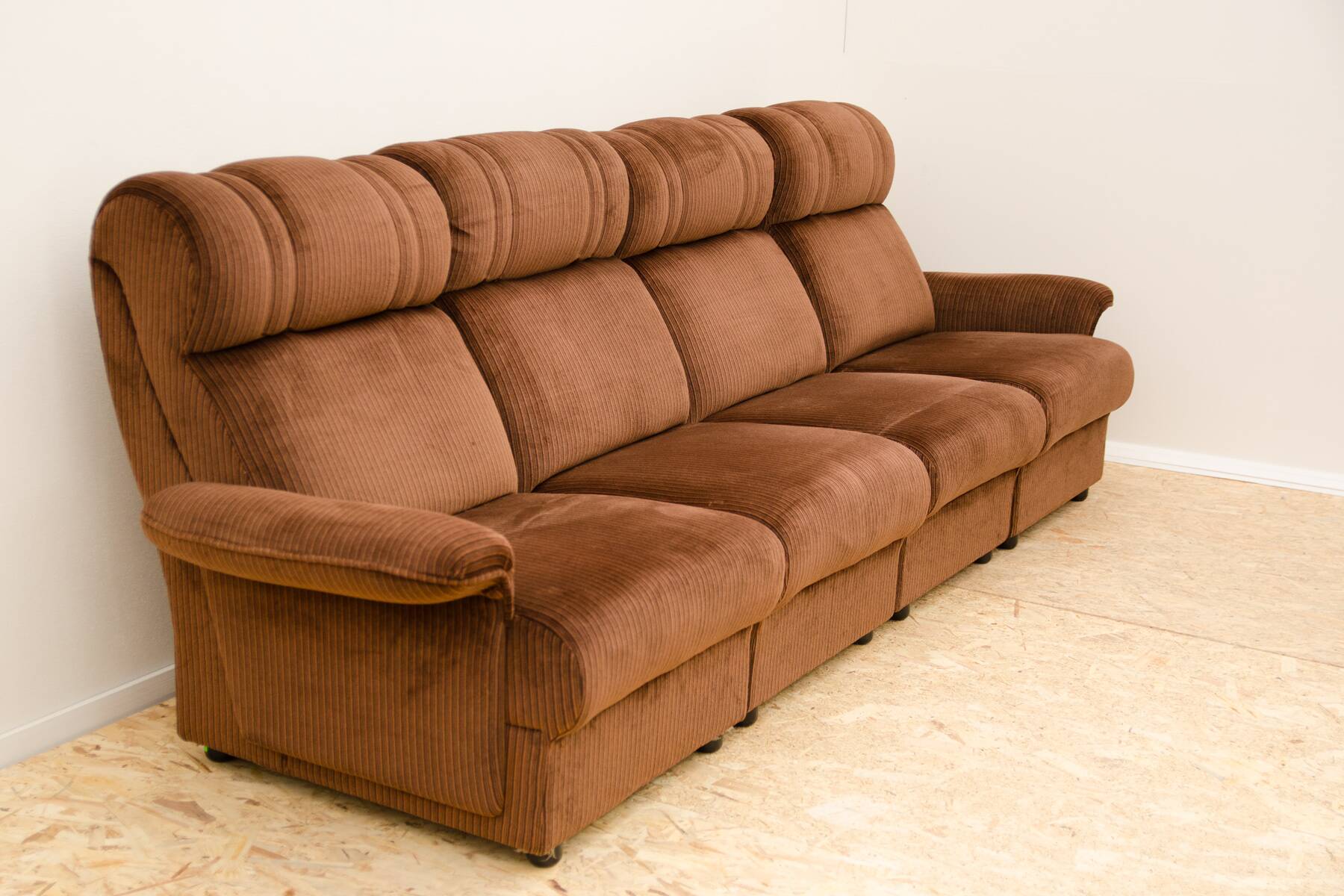 Canapé modulaire vintage, années 1980, Europe de l'Ouest