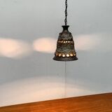 Brutalist ceramic pendant from the mid-century modern period by Judi Kunst.