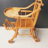 Vintage transformable baby high chair