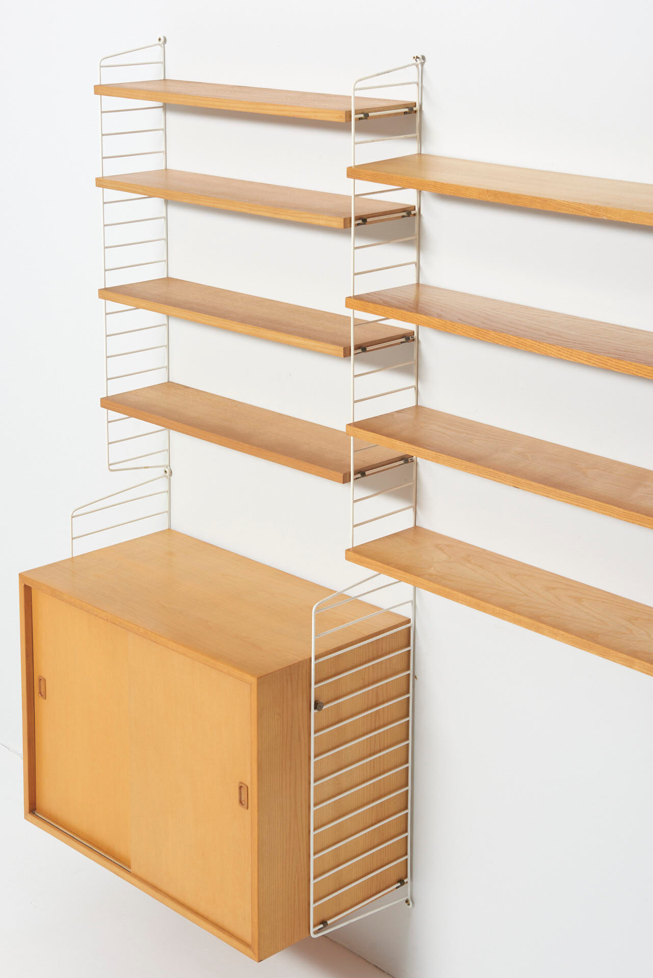 String wall system in ash by Nisse Strinning, Sweden 1950