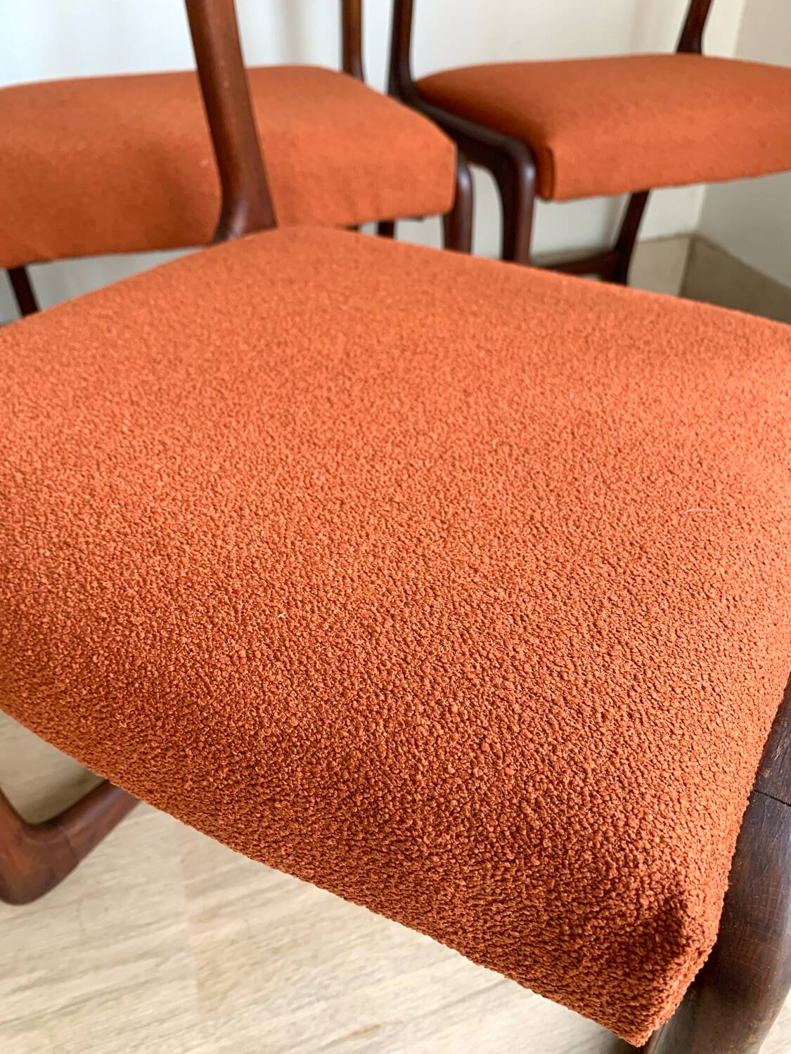Série de 4 chaises Baumann traineau