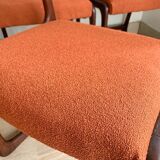 Set of 4 Baumann sled chairs