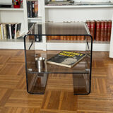 Smoked Plexiglas coffee table