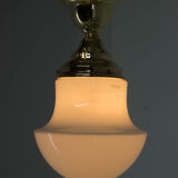 Art nouveau flush mount, 1910s, restored