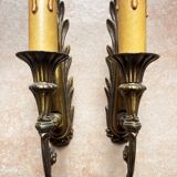 Pair of antique wall sconces