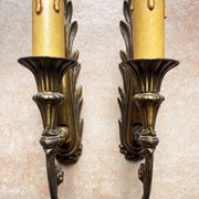 Pair of antique wall sconces