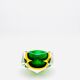 Murano bowl - Flavio Poli - Sommerso - Amber Green - Circa 1960
